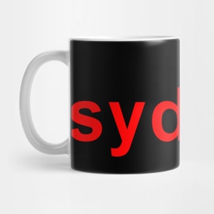 Sydney Airport Code, SYD Airport Mug